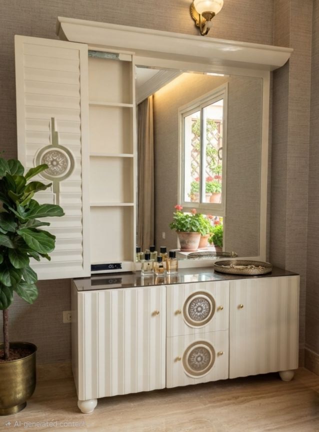 Vanity Cabinet with Mirror