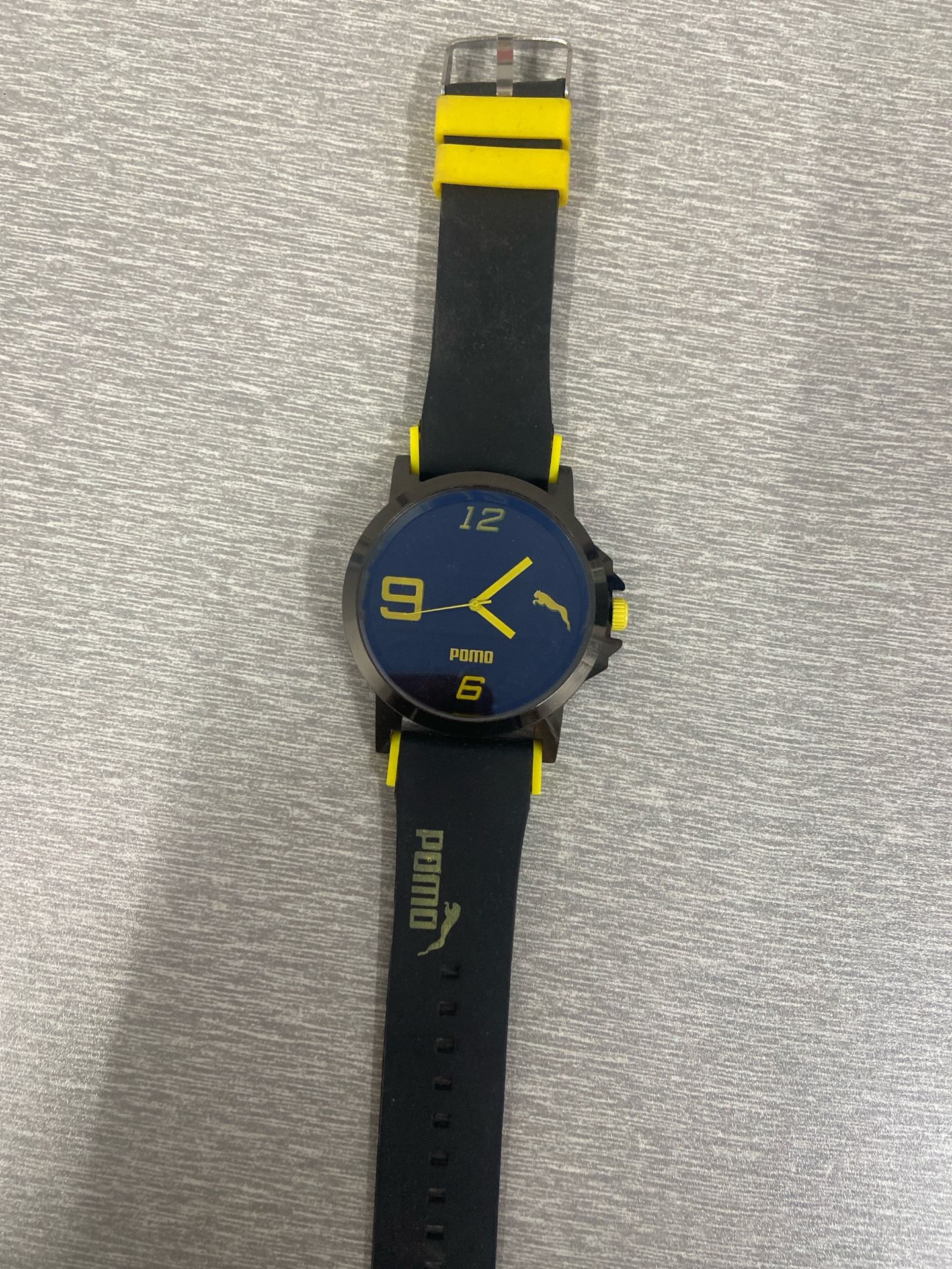Puma Sports Watch Yellow Black
