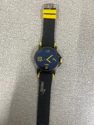 Puma Sports Watch Yellow Black