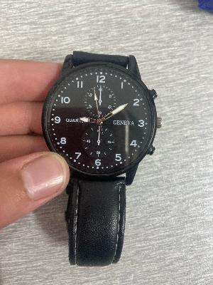 Quartz Geneva Black Watch