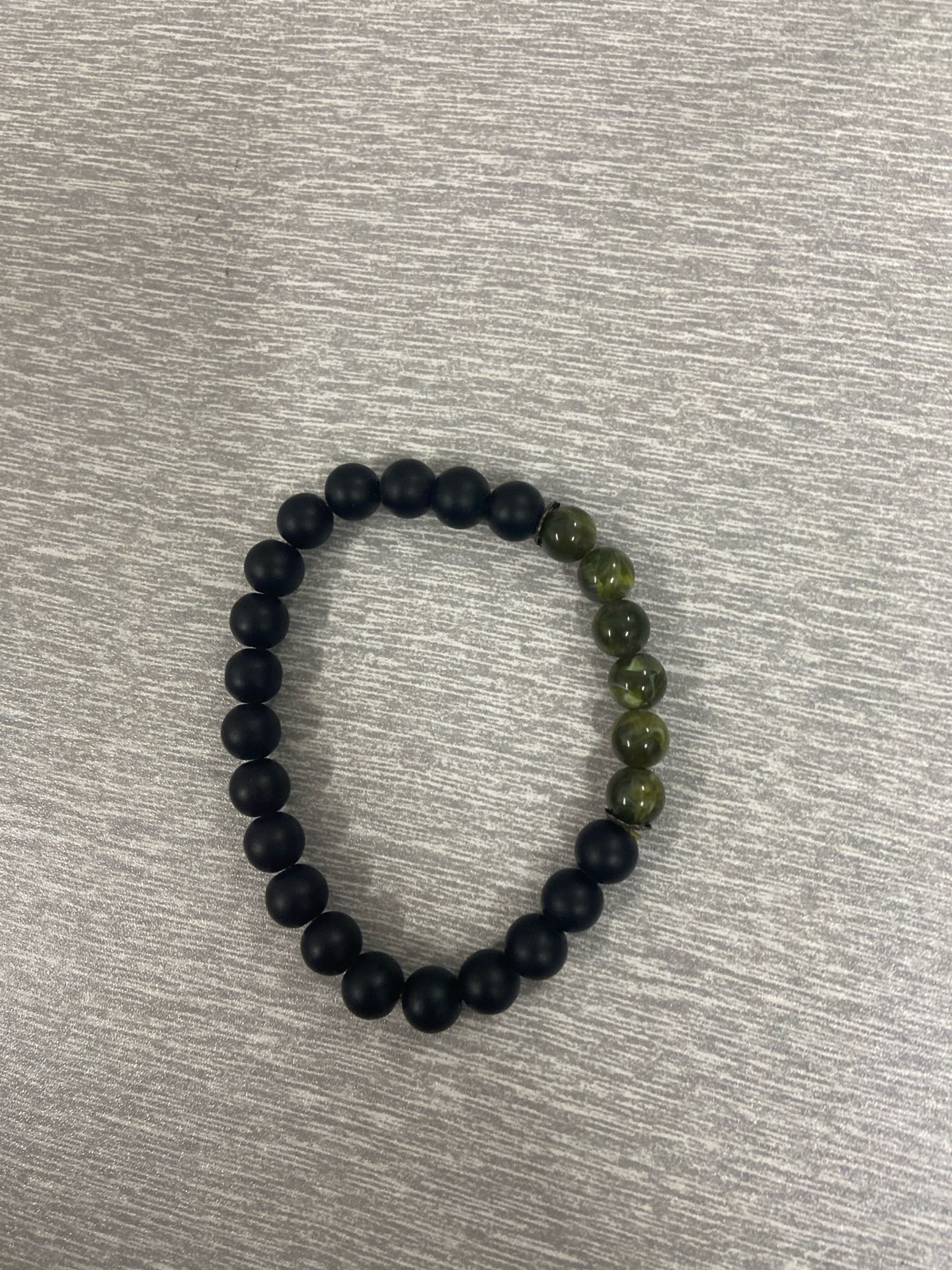 Beaded Bracelet Black Green