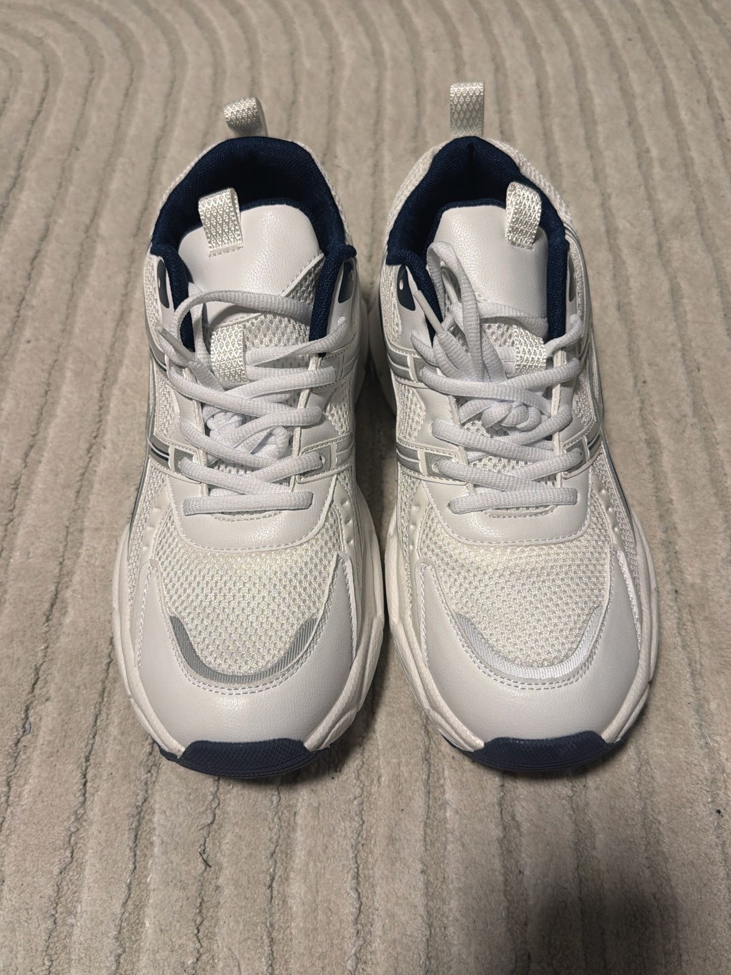 White Navy Sneakers Size 44