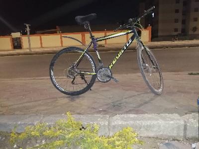 Road Bike Black Yellow