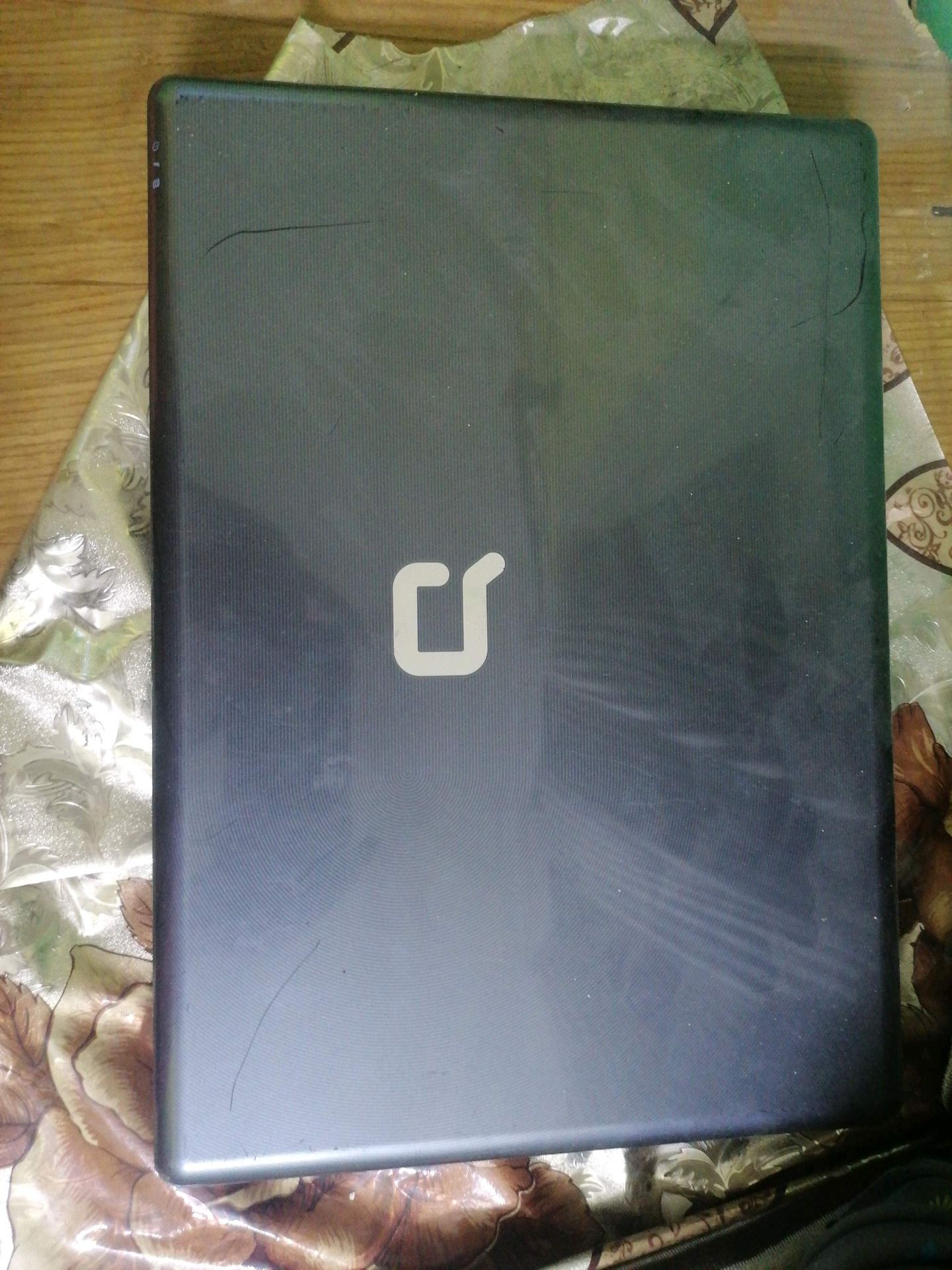 Laptop with Bracket Logo