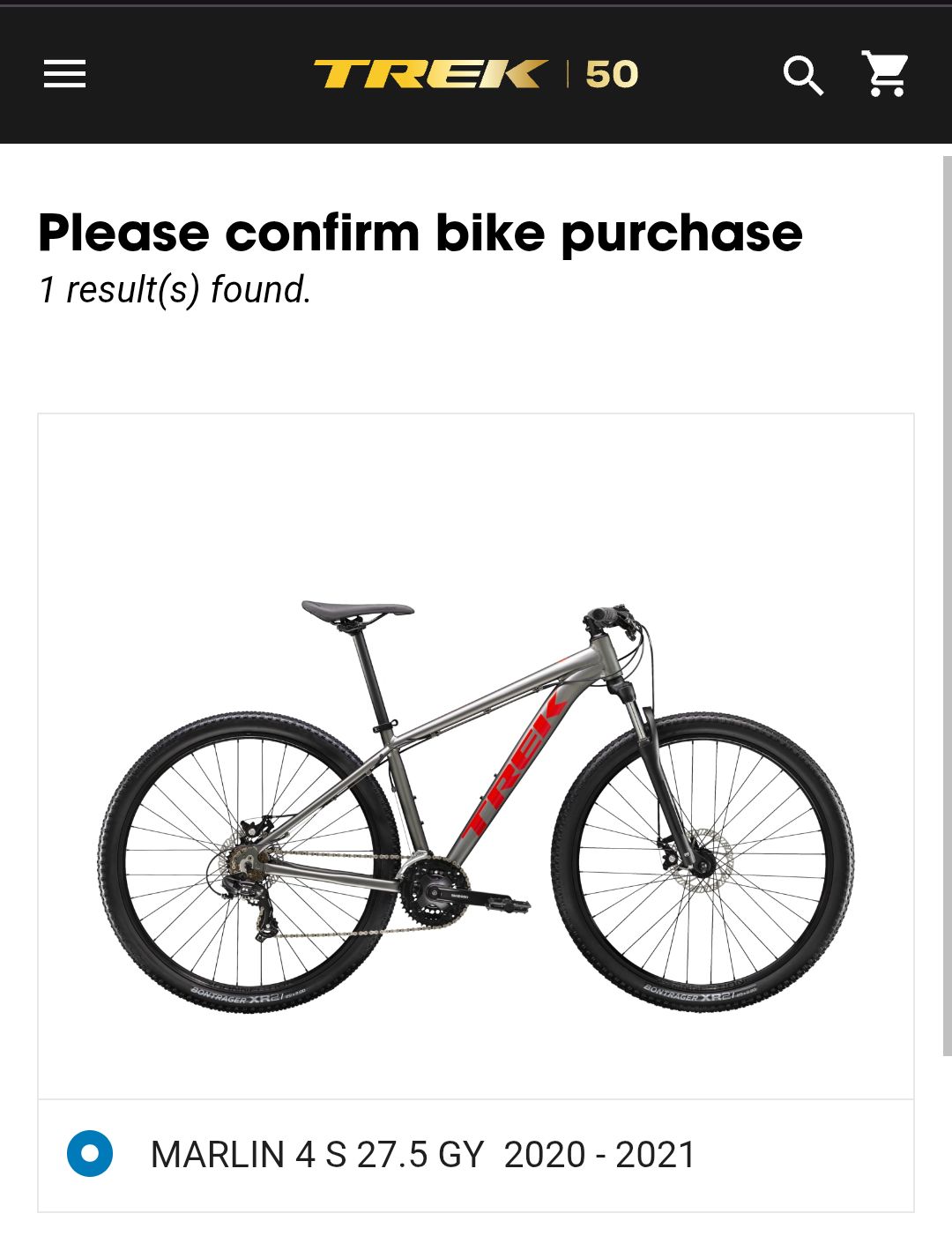 Trek Marlin 4 S 27.5 Mountain Bike