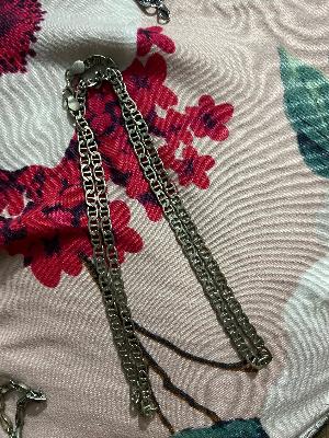 silver necklace