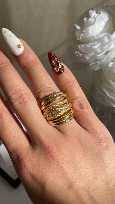 18K Gold plated Ring