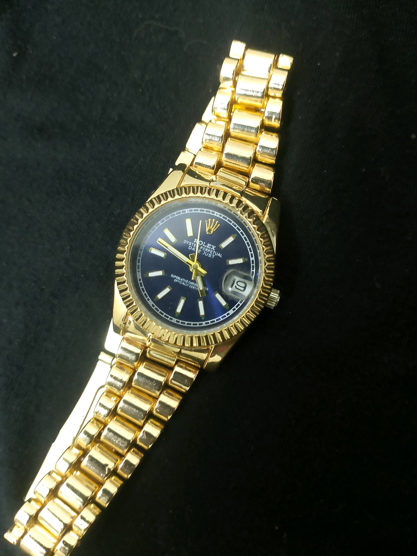 Rolex Datejust Gold Watch