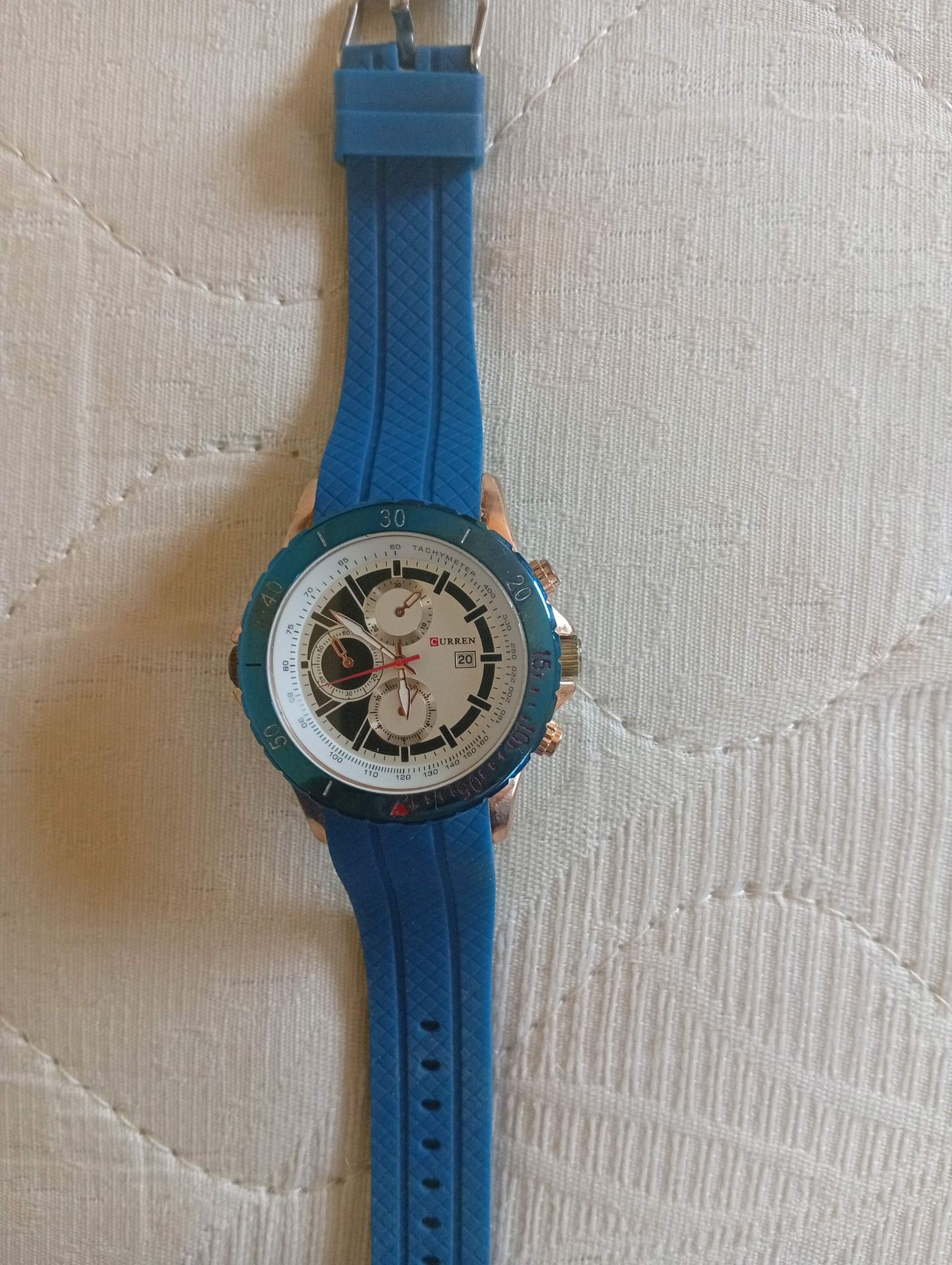 Curren Chronograph Watch Blue