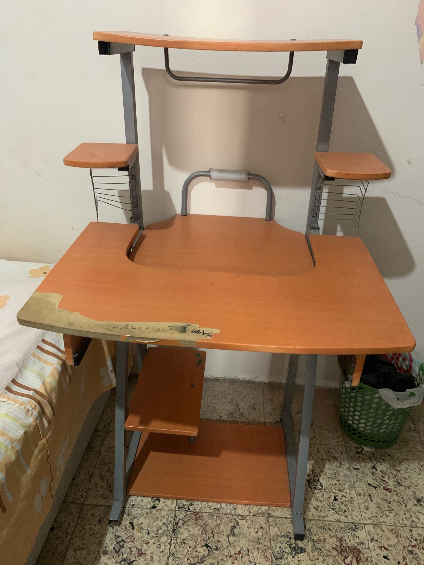 Computer Desk with Shelves