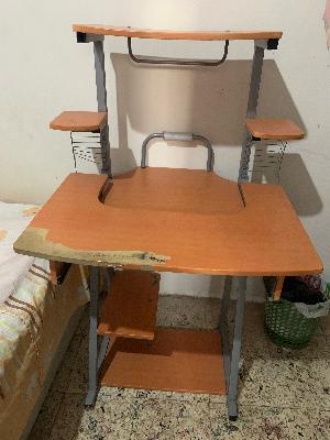Computer Desk with Shelves