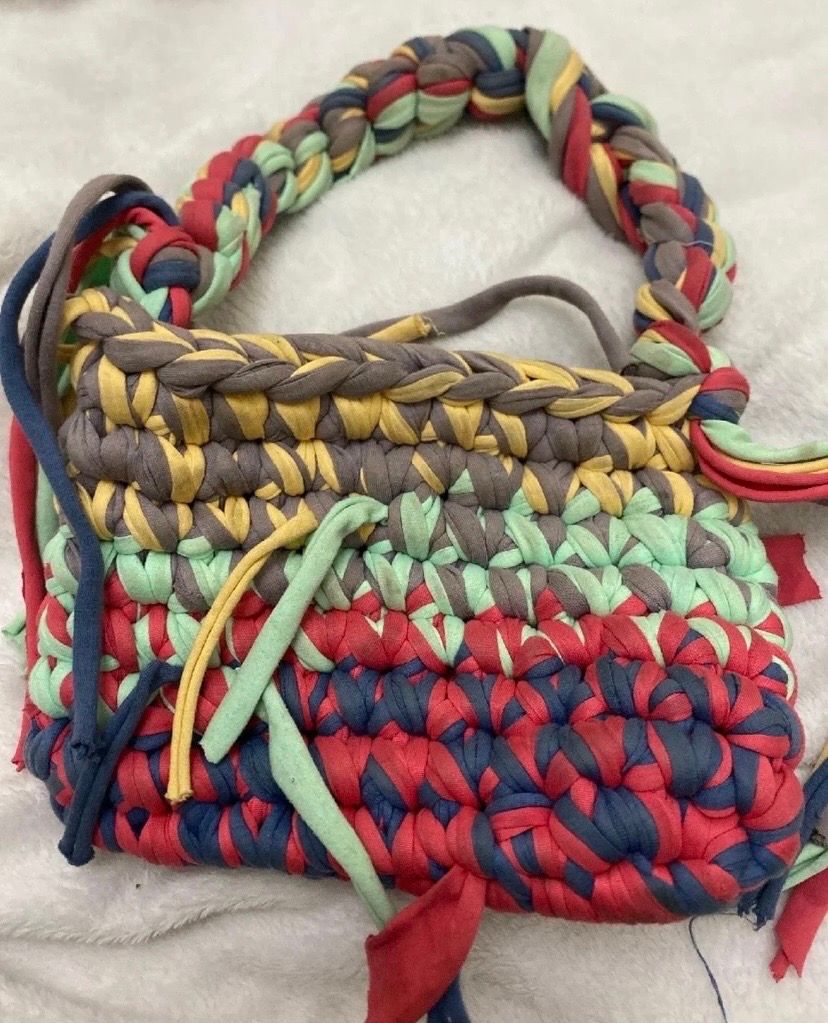 Colorful Rope Braided Bag
