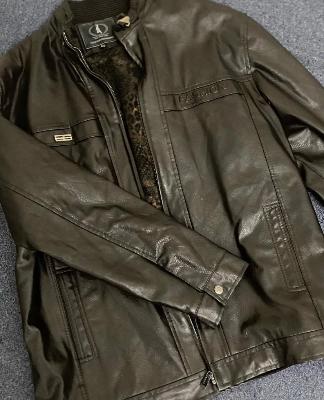 Leather Jacket Olive Green