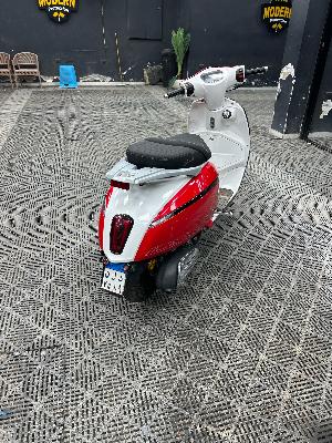 Red & White Scooter