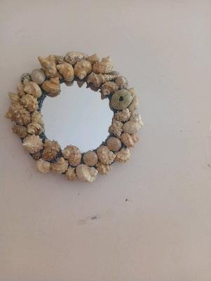 Seashell Mirror Frame
