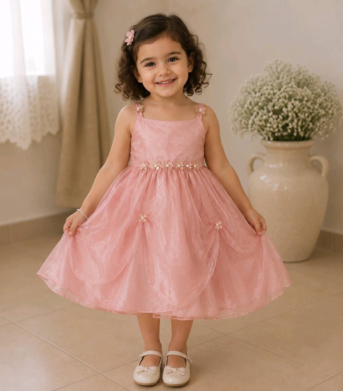 Pink Tulle Party Dress