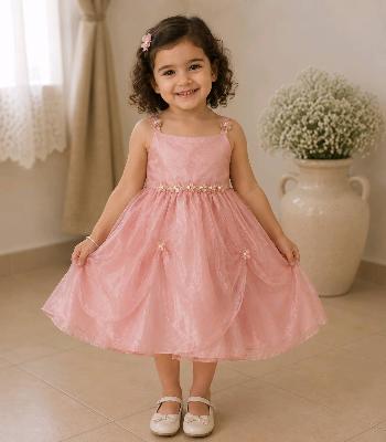 Pink Tulle Party Dress