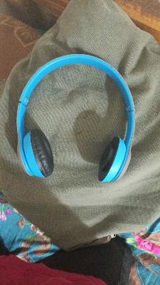 Blue Wireless Headphones