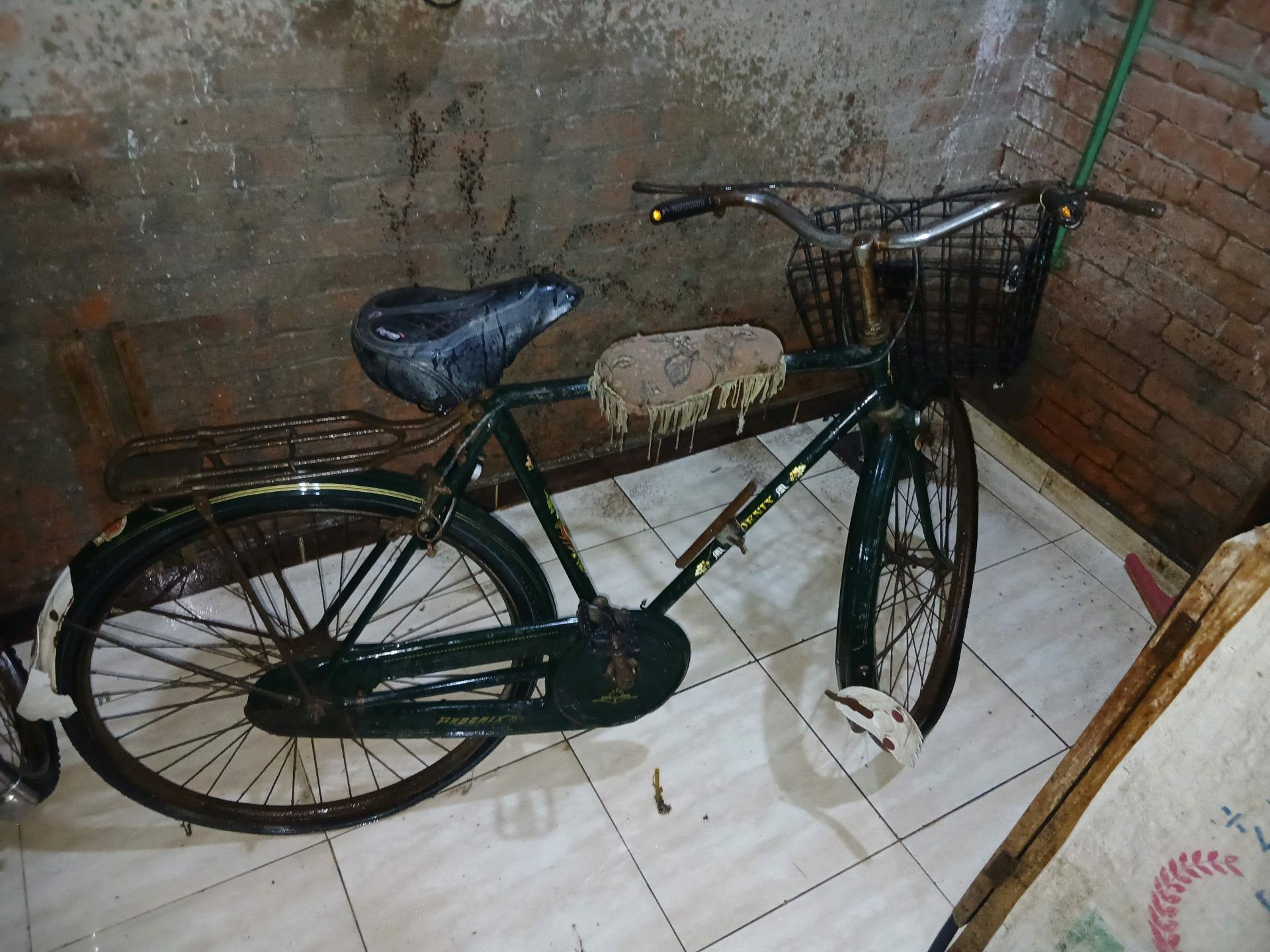 Green Adult Bicycle