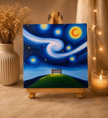 Starry Night Canvas Painting