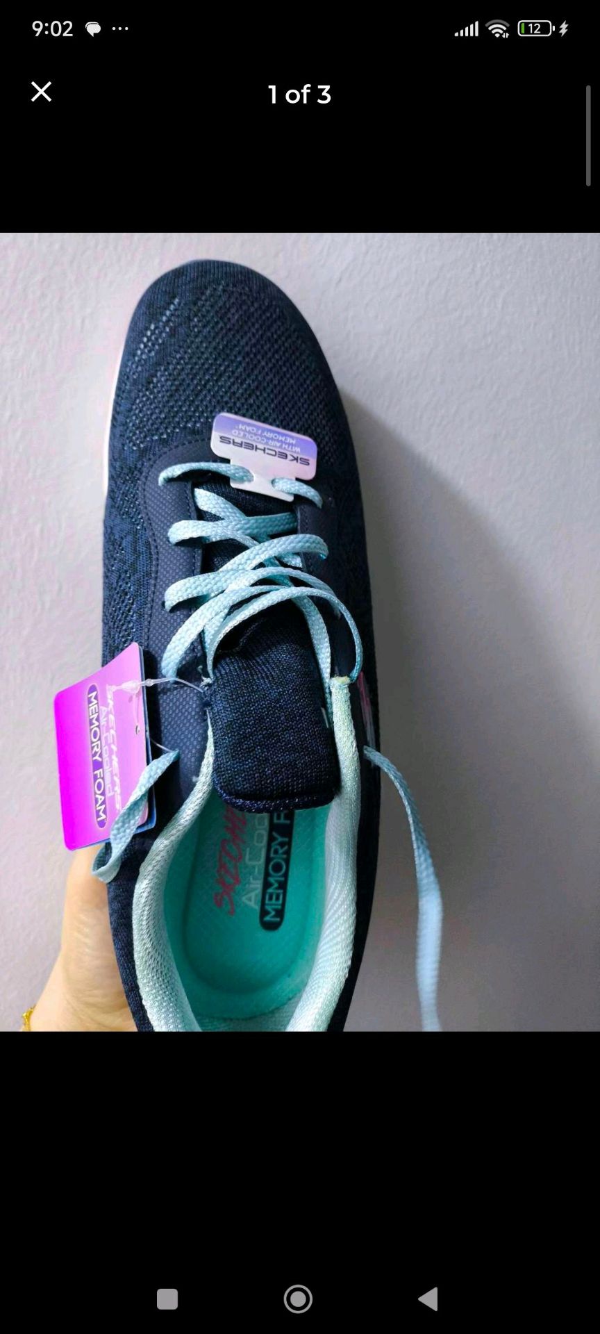 Navy Running Sneaker