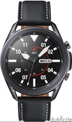Smartwatch Black Leather Band