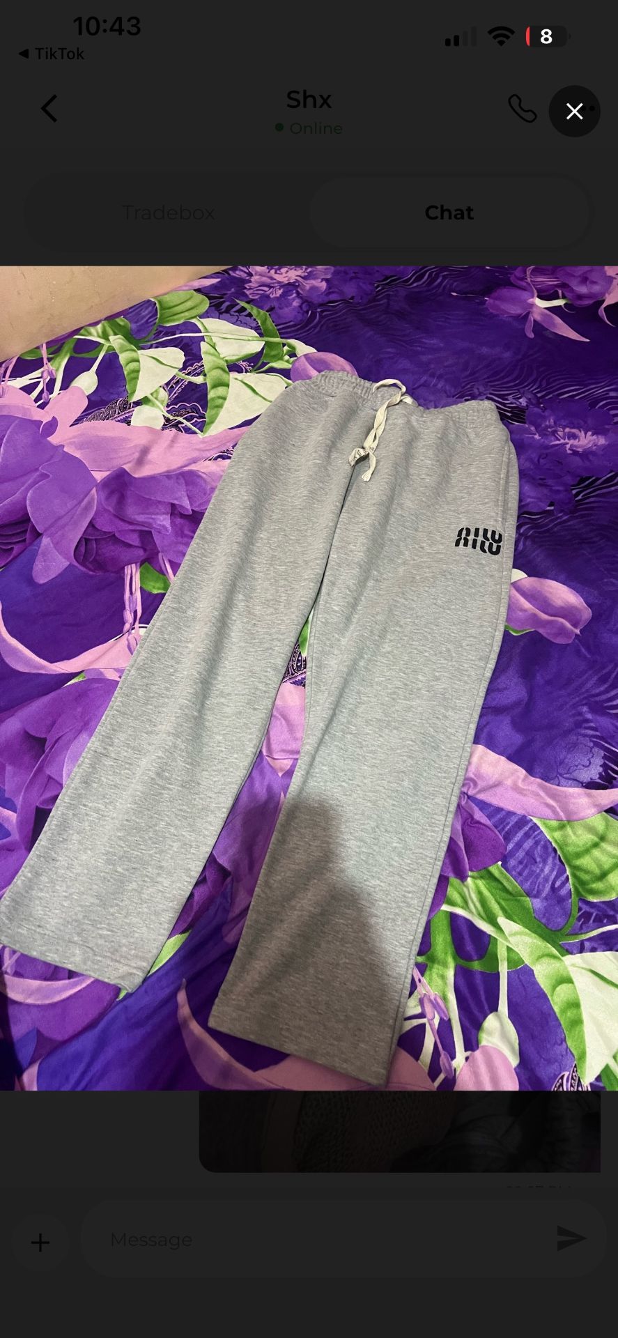 Grey Joggers with Logo