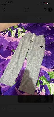 Grey Joggers with Logo