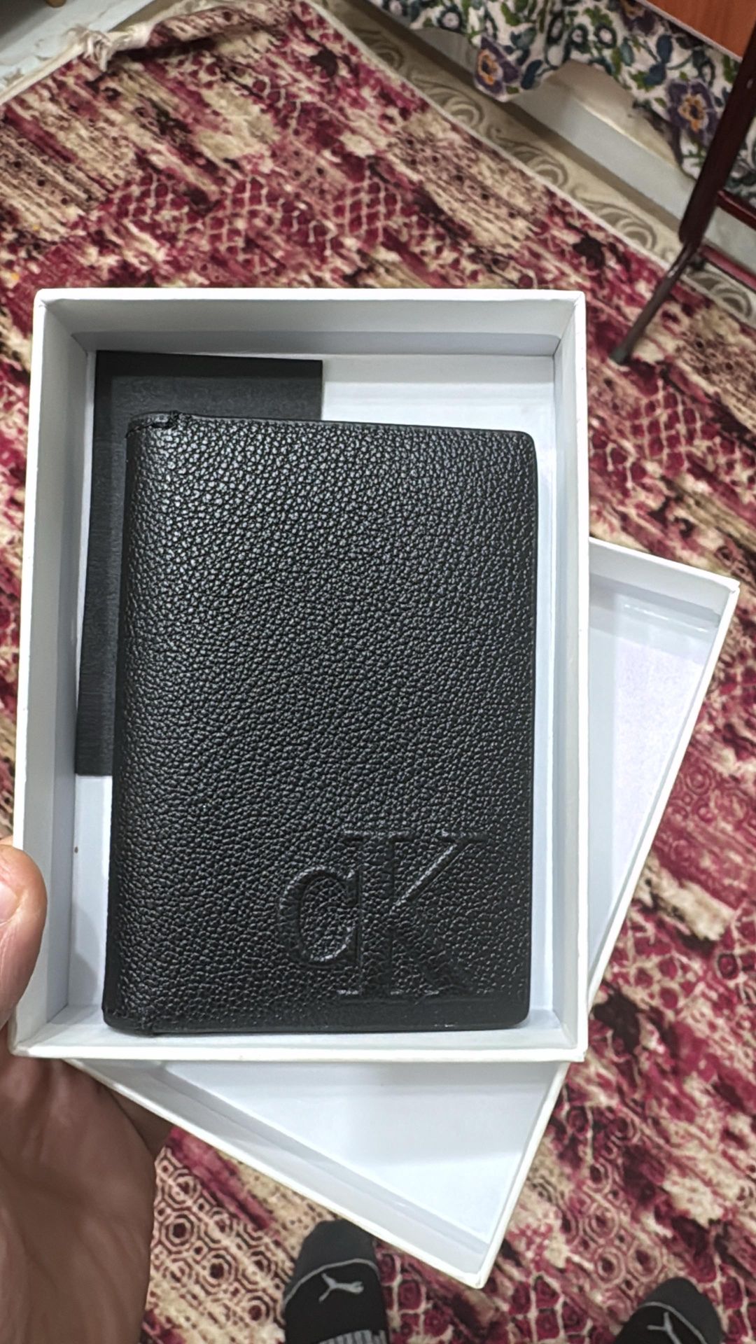 CK Original Blk Leather Wallet