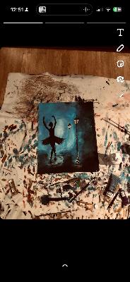 Ballet Dancer Canvas Painting