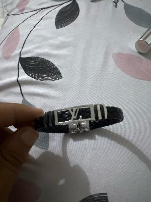 Black Leather Bracelet
