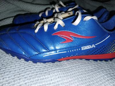ZEDA Blue Football Cleats