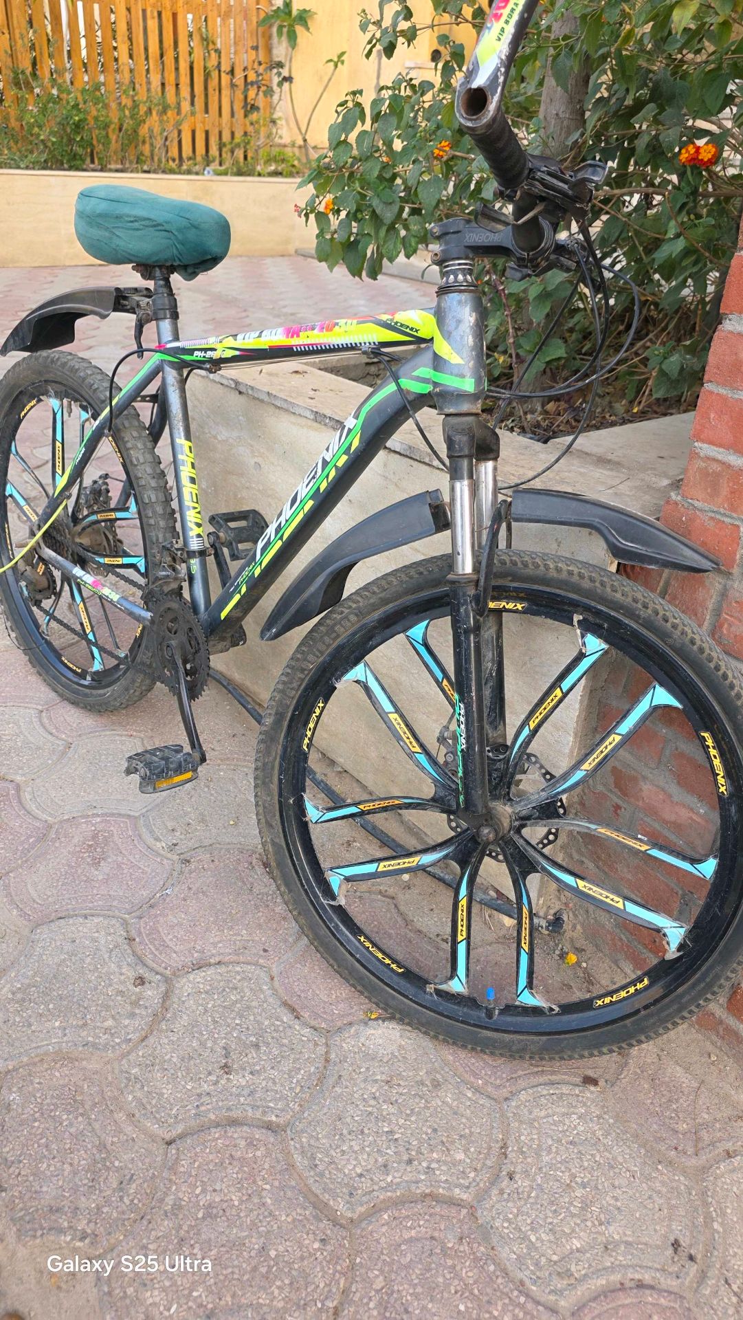 Mountain Bike 26" Green & Blue