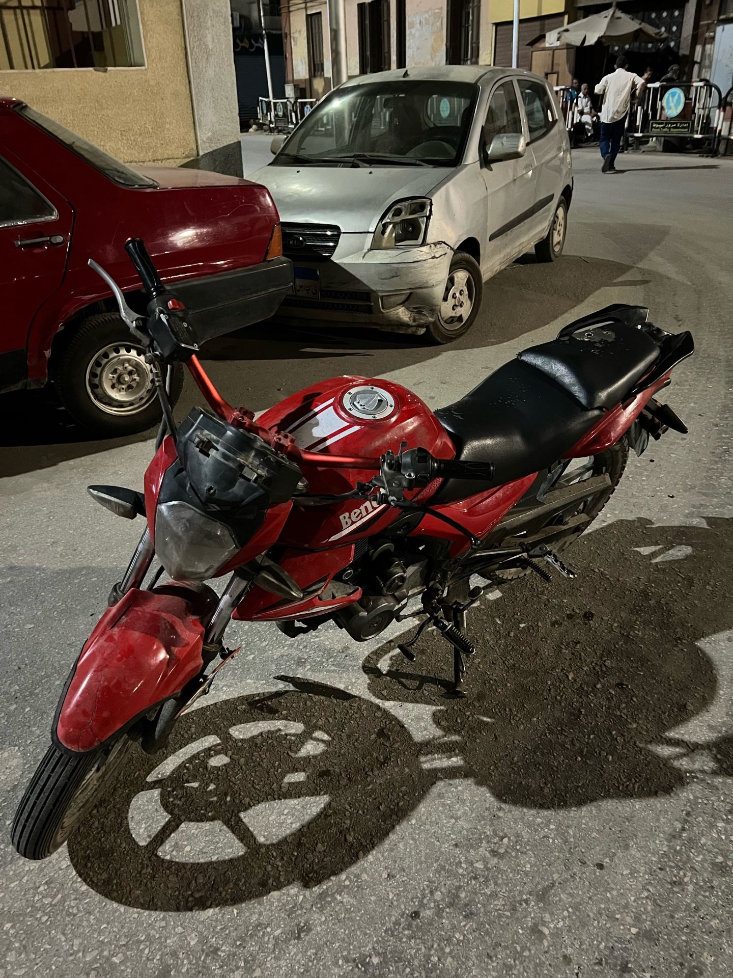 Benelli Red Motorcycle