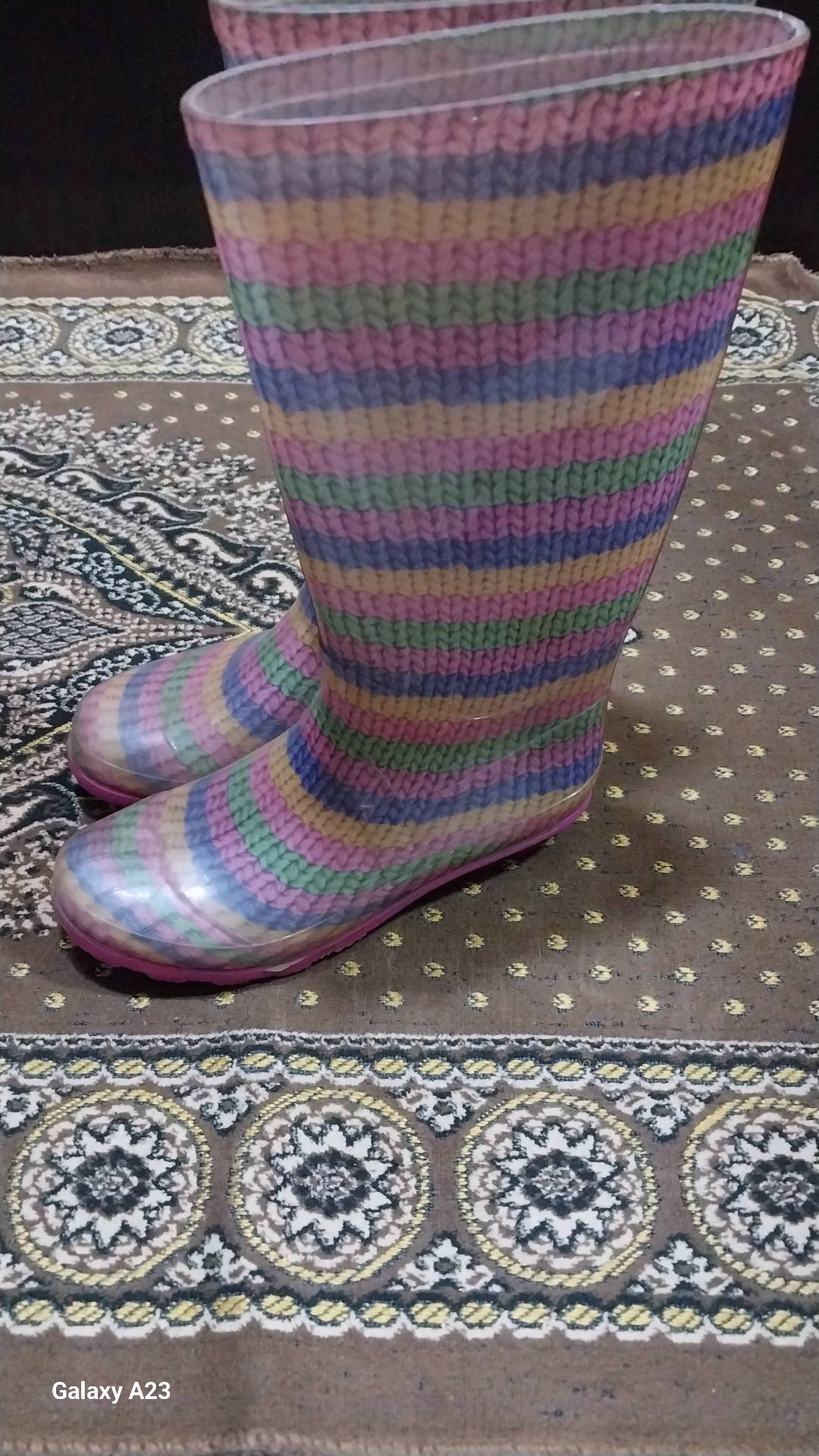 Kids Rainbow Rain Boots