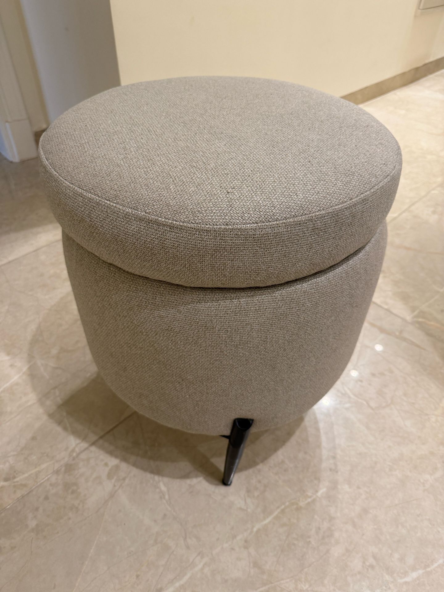 Upholstered Storage Stool