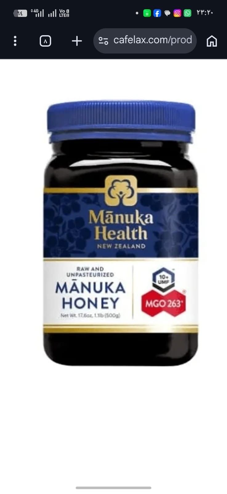 Manuka Honey from usa