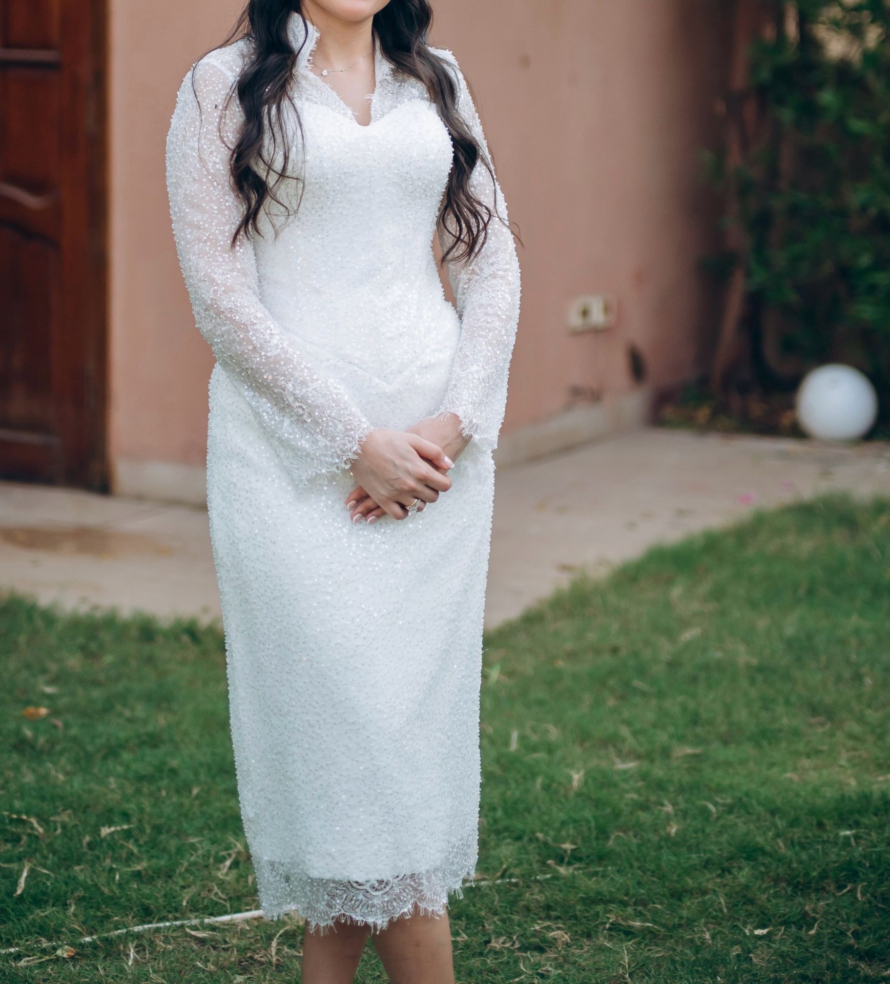 White Engagement Dress