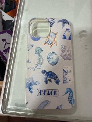 Beach theme phone case