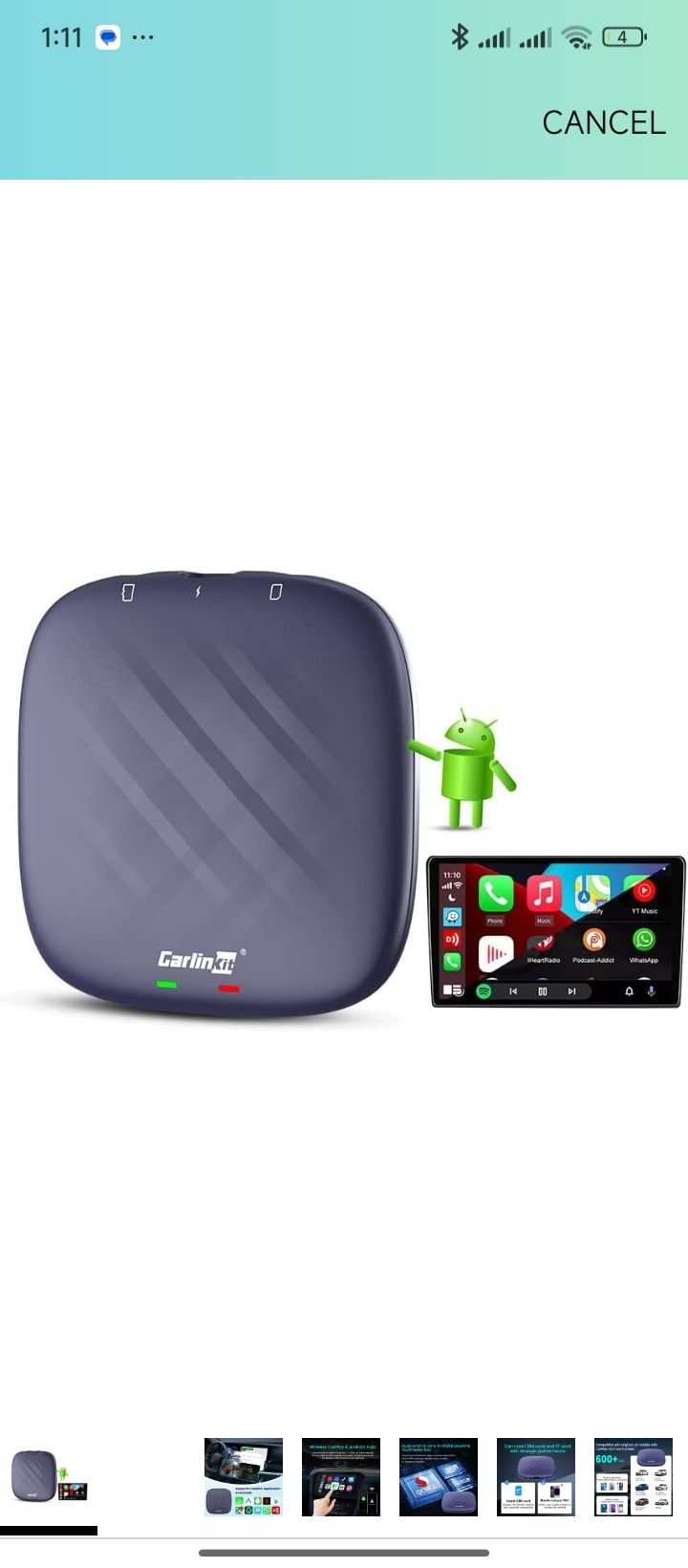 CarlinKit Wireless Android Box