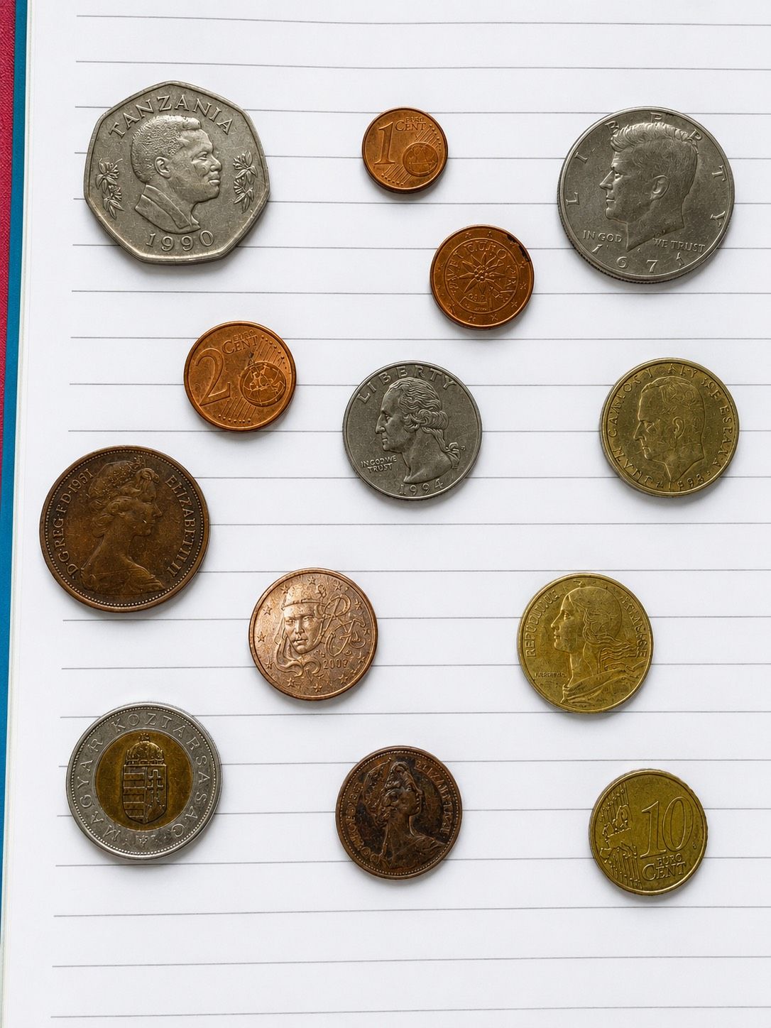 vintage old coins
