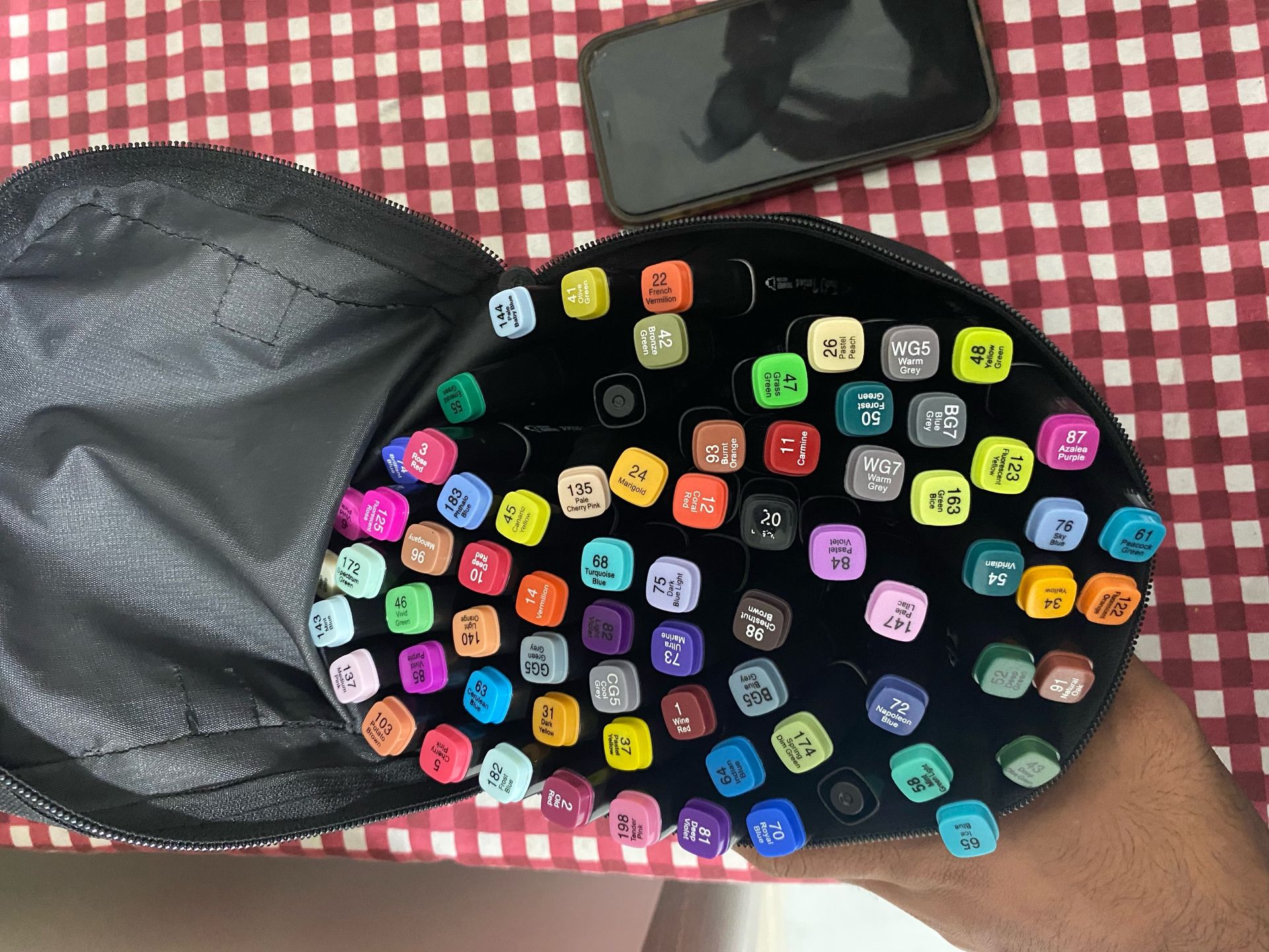 Marker Set with Storage Case