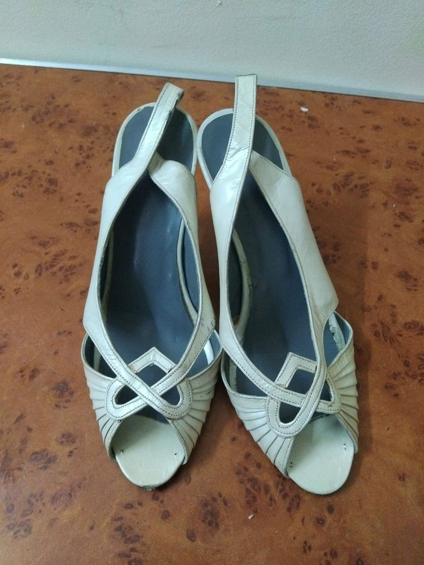 White Leather Sandals