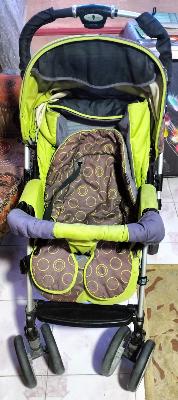 Baby Stroller Neon Yellow