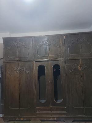 Wooden Wardrobe with Mirror