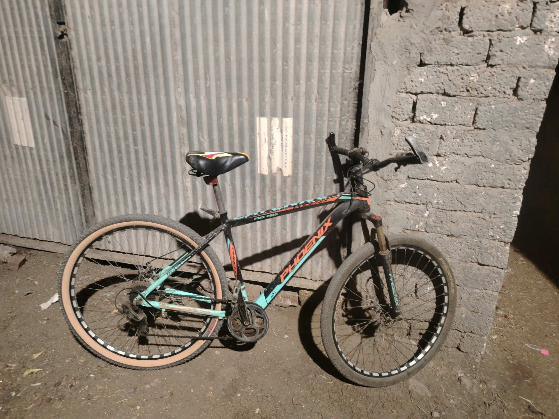 Road Bike Turquoise & Orange