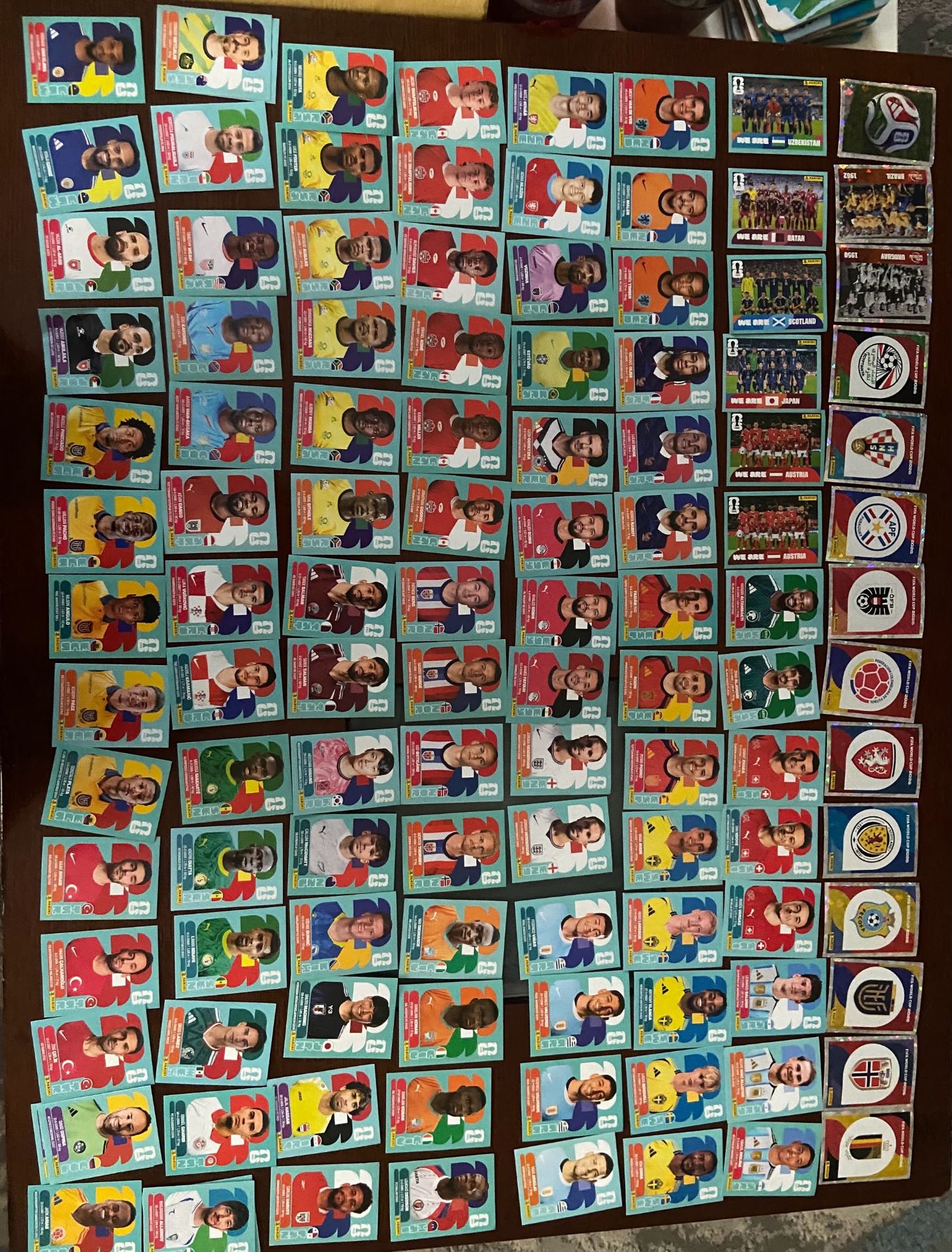 Football Trading Cards Collection