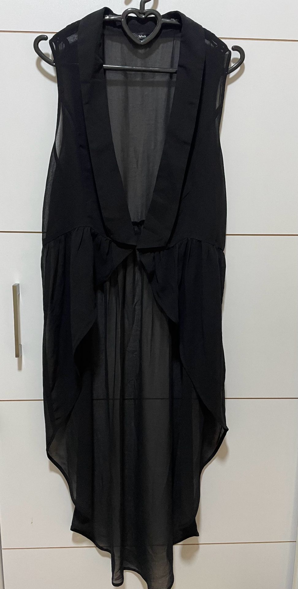 Black Sheer Sleeveless Dress