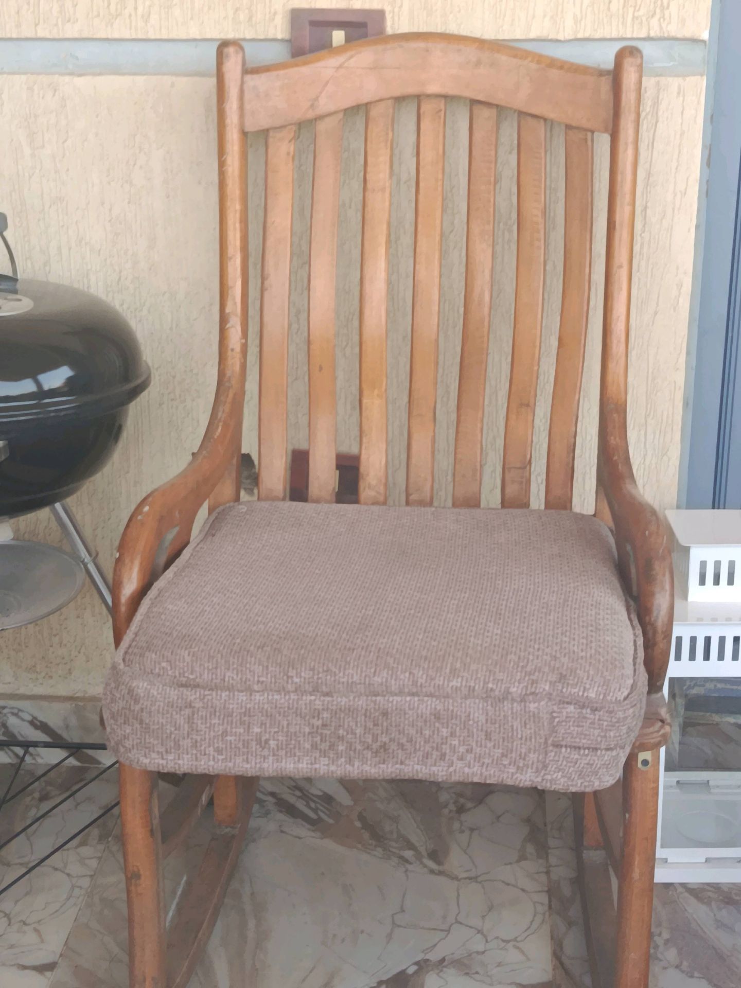 a rocking chair