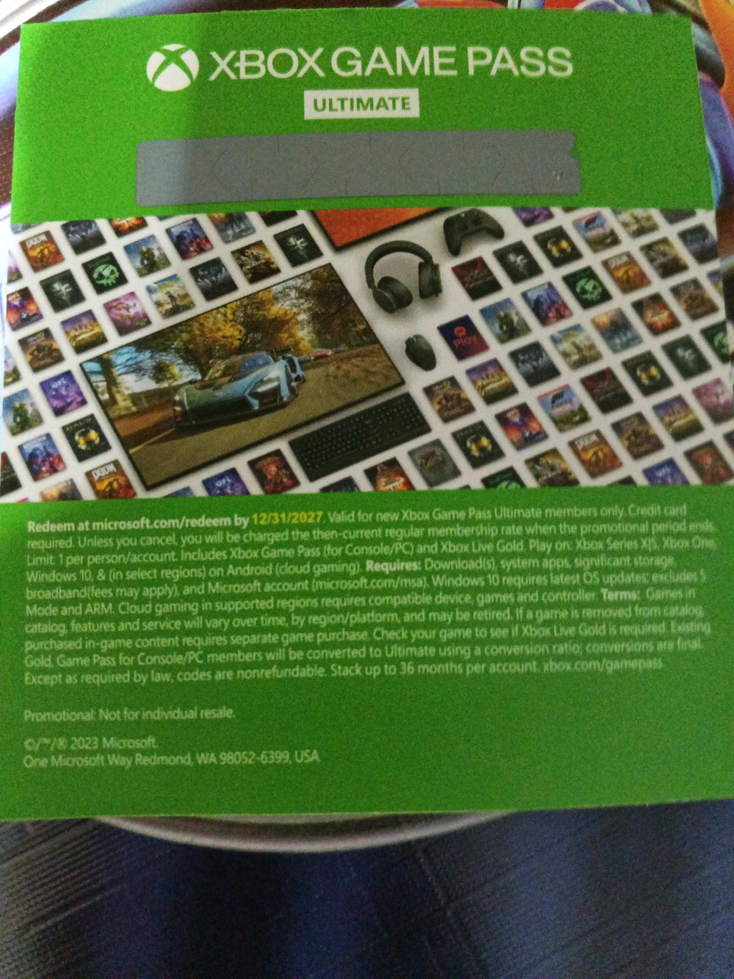 1month ultimate gamepass
